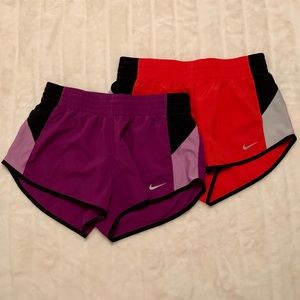 Nike Running Shorts x2